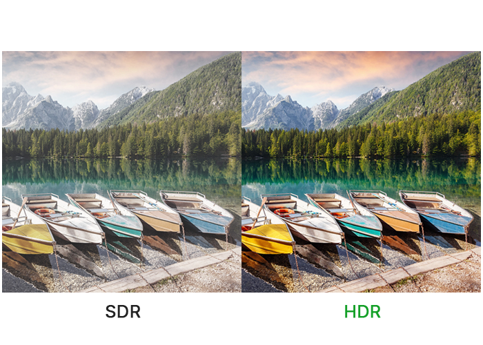 支持 HDR及HDMI 2.0介面