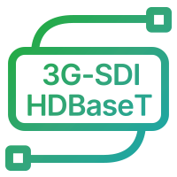 支持3G-SDI & HDBaseT&trade; 介面