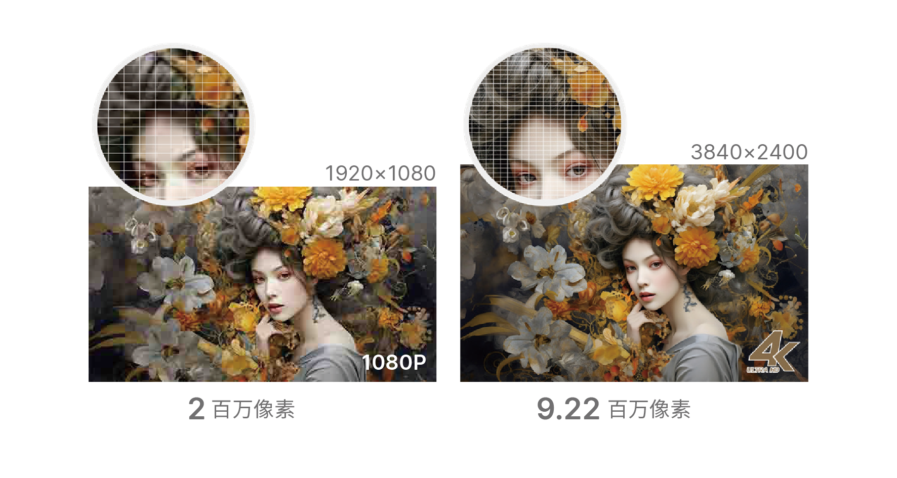 4K+ 分辨率