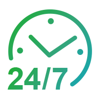24/7全天候运行